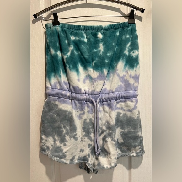 Aeropostale Tie-Dye Strapless Romper size large - Picture 2 of 4